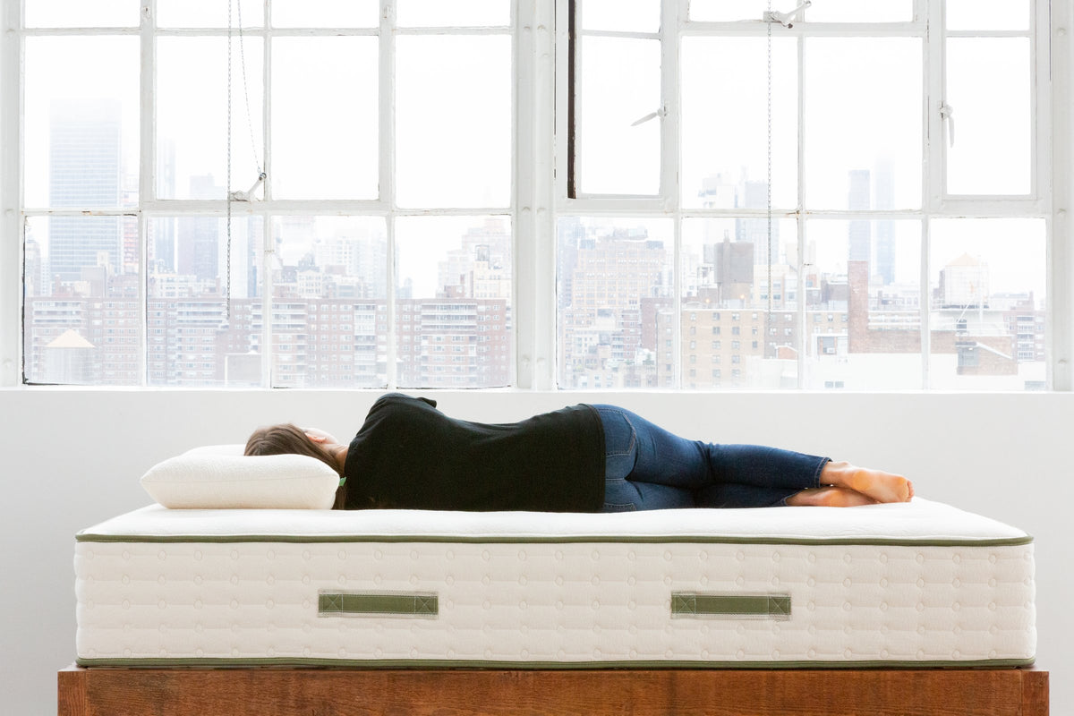 Avocado Green Mattress Medium Tight-Top — Organic Latex Hybrid, 11 in