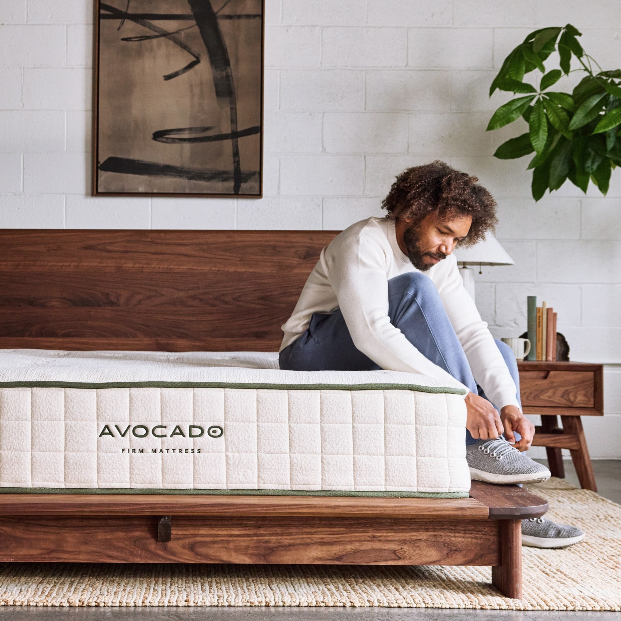 Avocado Green Mattress Firm Tight-Top — Organic Latex Hybrid, 11.5 in