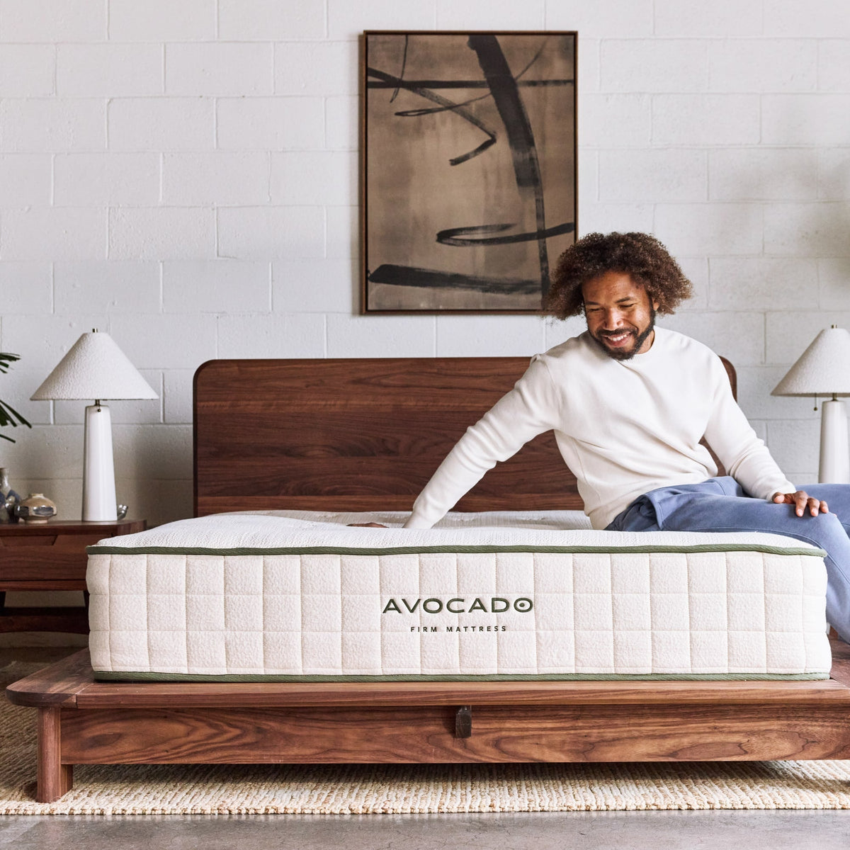 Avocado Green Mattress Firm Tight-Top — Organic Latex Hybrid, 11.5 in