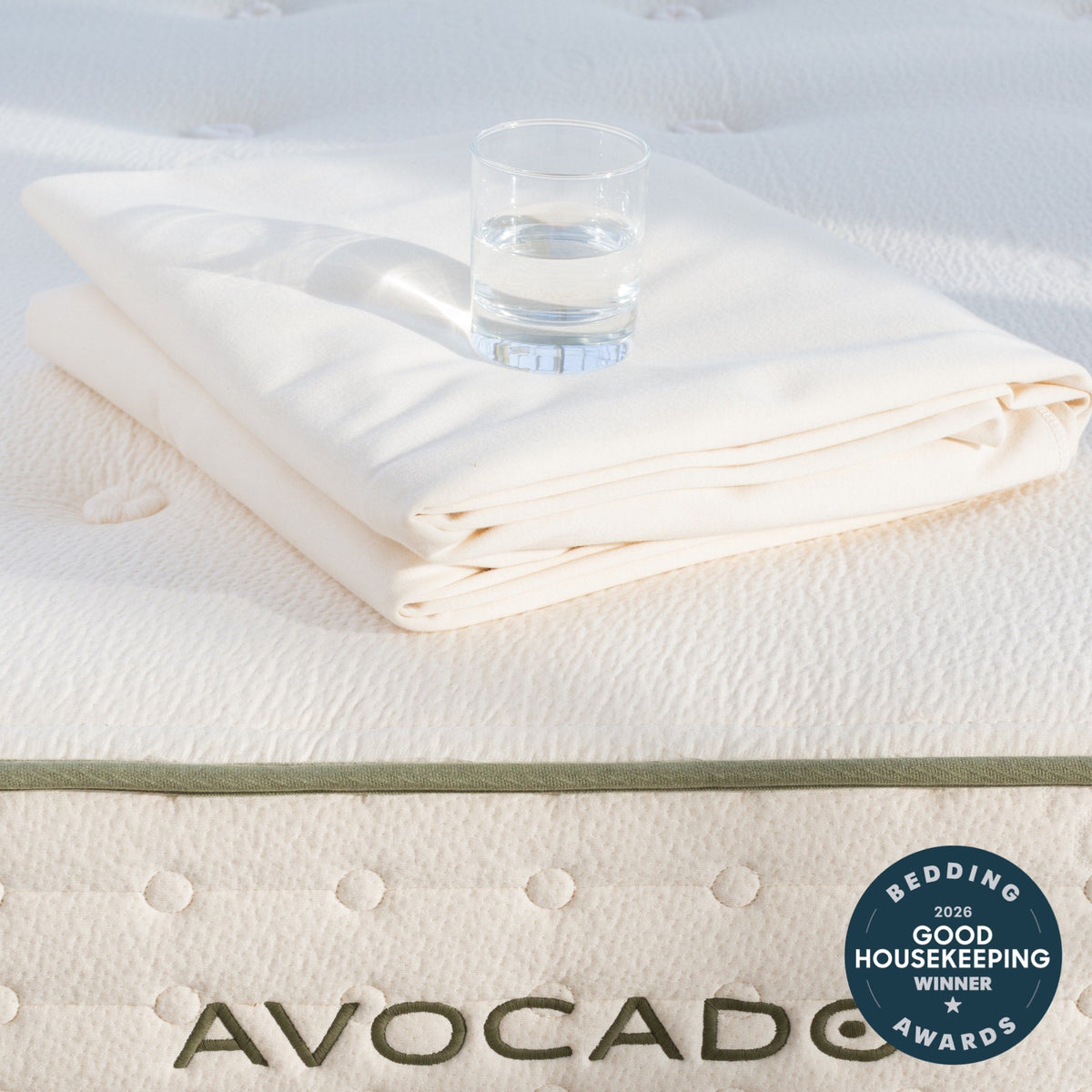 Avocado Organic Waterproof Mattress Protector — Standard or Deep Pocket