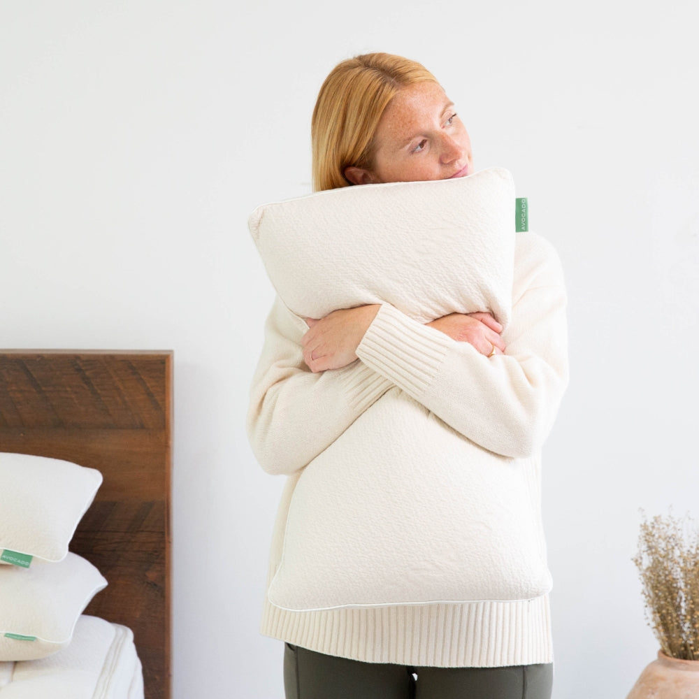 Avocado Pure Talalay Luxury Pillow — Soft or Medium Latex Core