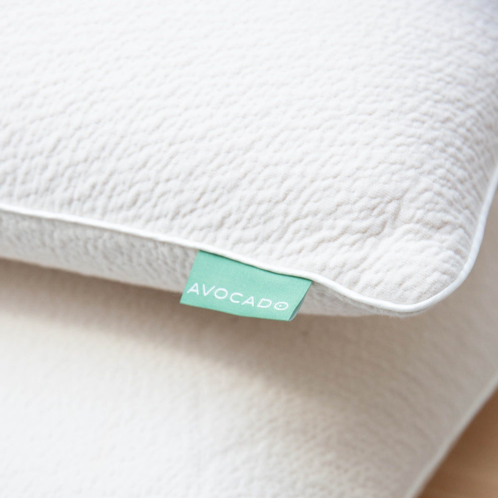 Avocado Pure Talalay Luxury Pillow — Soft or Medium Latex Core