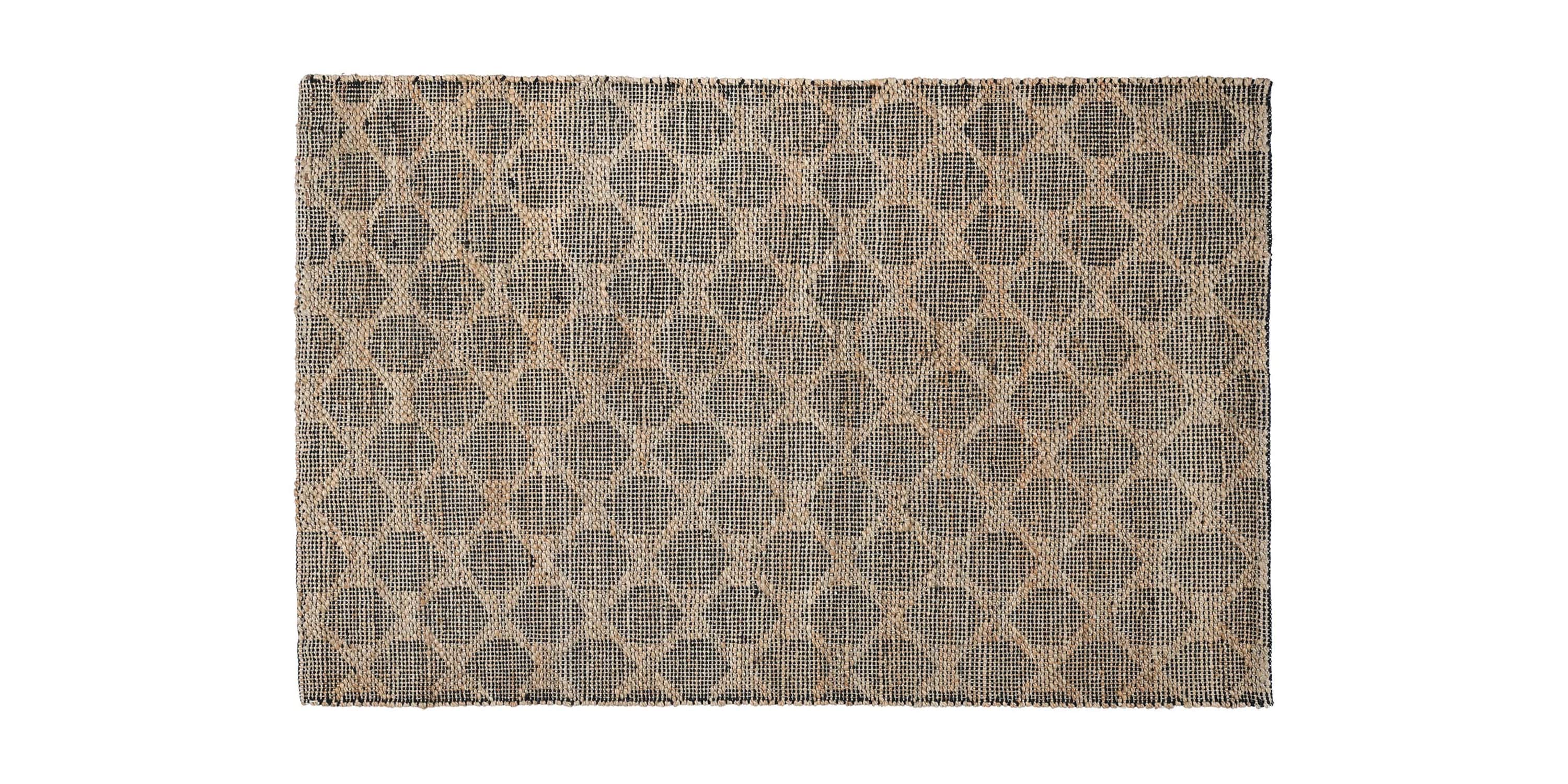 Sahara Black Natural Rug Bassett