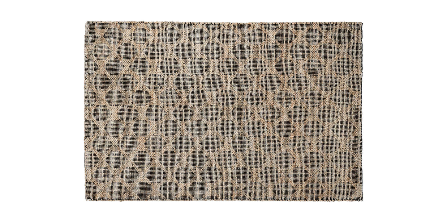 Sahara Black Natural Rug Bassett