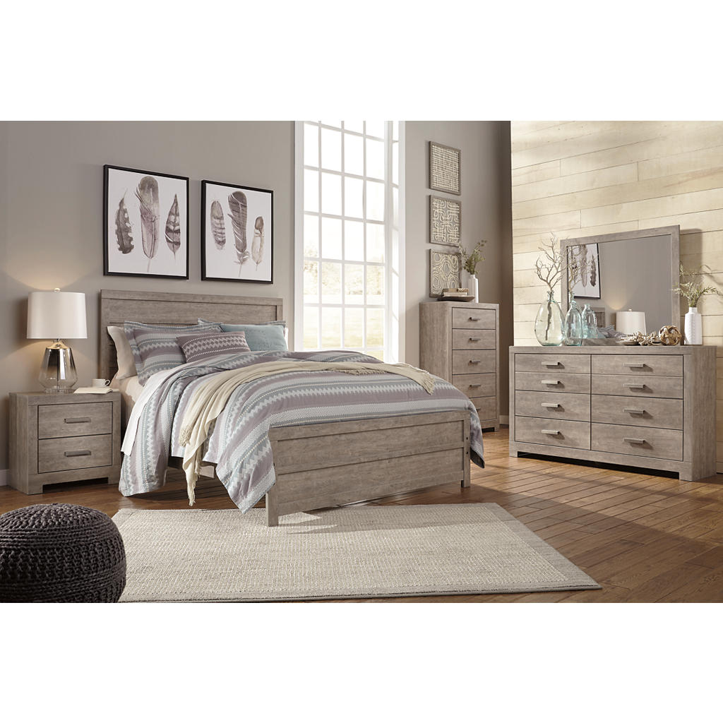 Culverbach Queen Panel Bed, Dresser, Mirror, Chest and 2 Nightstands Signature Design by Ashley® Uncategorized