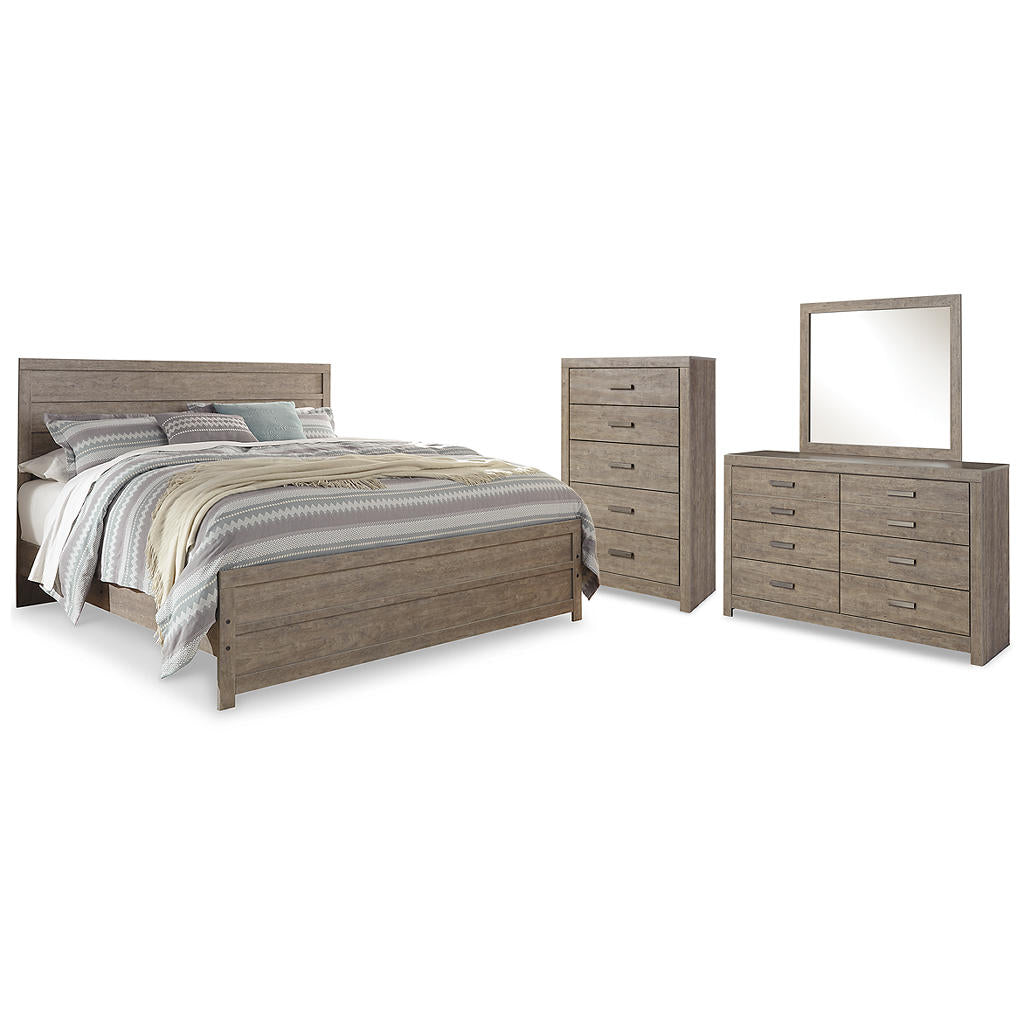 Culverbach King Panel Bed, Dresser, Mirror and Chest Signature Design by Ashley® Uncategorized