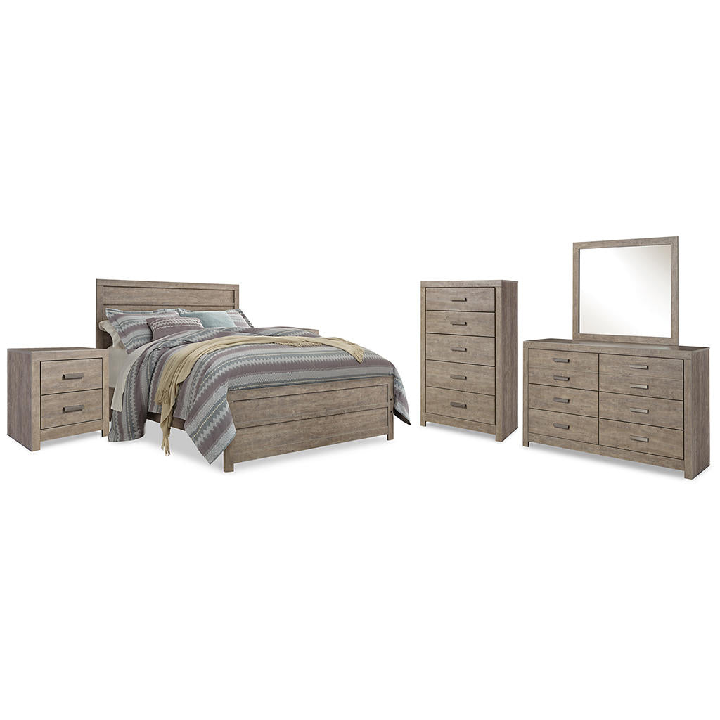 Culverbach Queen Panel Bed, Dresser, Mirror, Chest and 2 Nightstands Signature Design by Ashley® Uncategorized