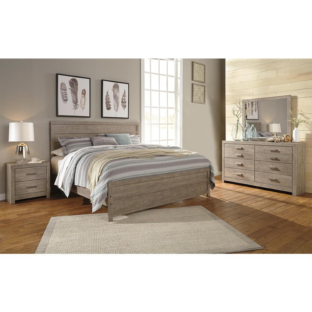Culverbach King Bed, Dresser and Mirror — Gray Signature Design by Ashley® Uncategorized