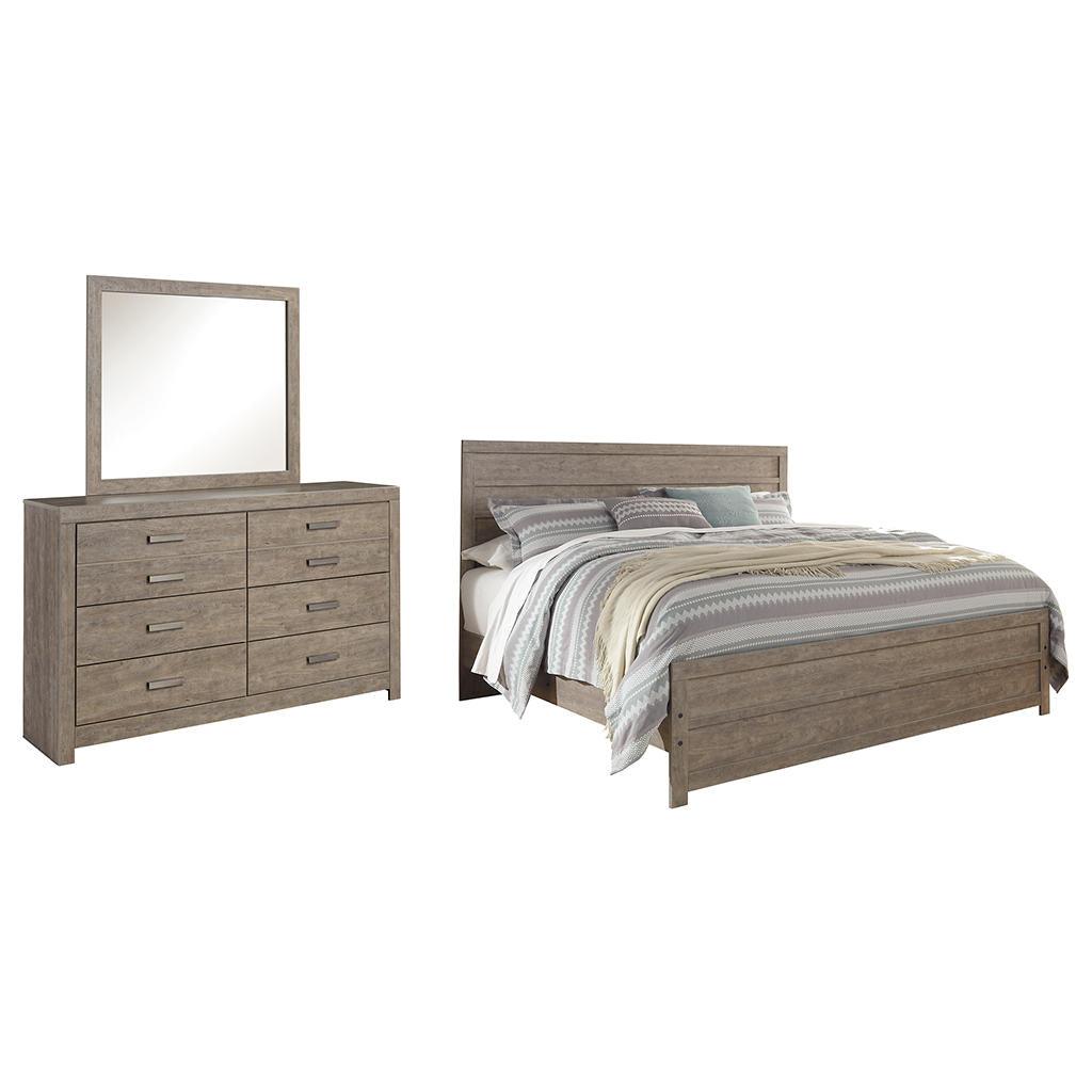 Culverbach King Bed, Dresser and Mirror — Gray Signature Design by Ashley® Uncategorized