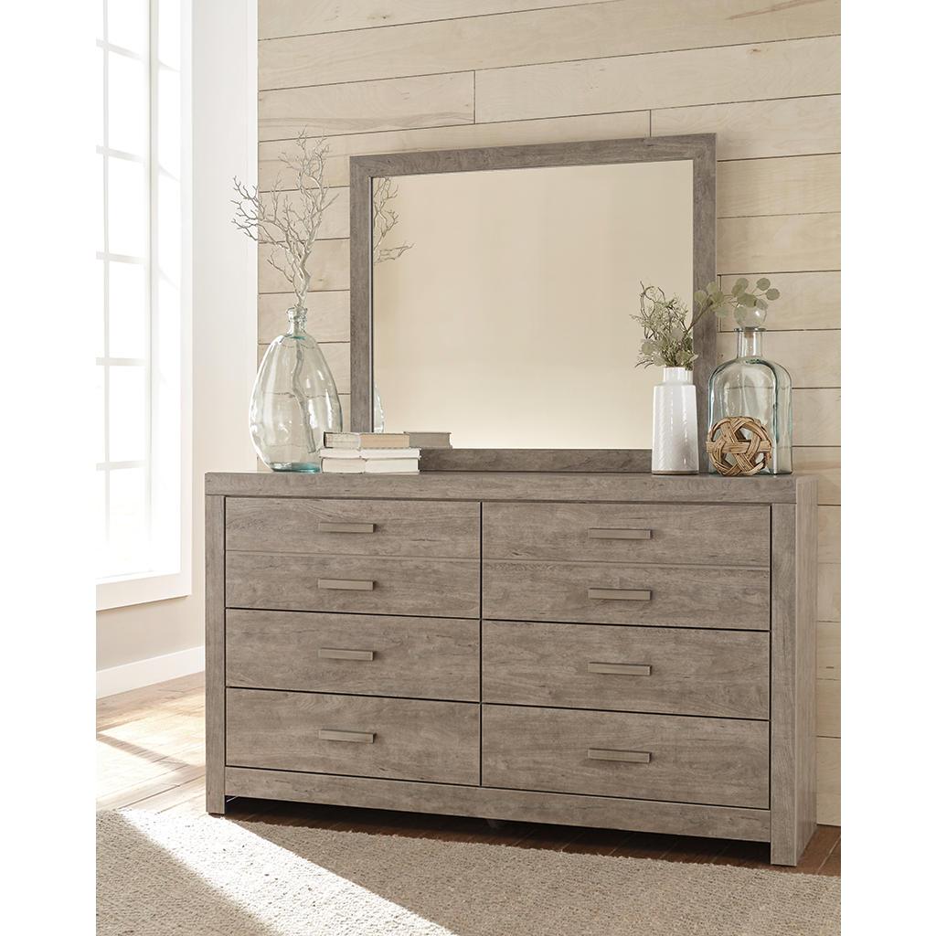 Culverbach Dresser and Mirror — Vintage Gray Signature Design by Ashley® Bedroom