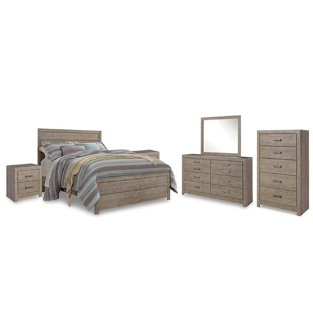 Culverbach Queen Panel Bed with Dresser and Mirror, Chest and 2 Nightstands Signature Design by Ashley® Uncategorized