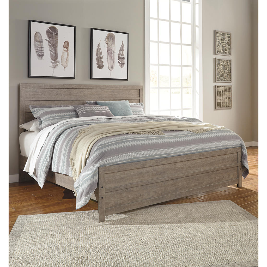 Culverbach King Panel Bed, Dresser, Mirror and Nightstand Signature Design by Ashley® Uncategorized