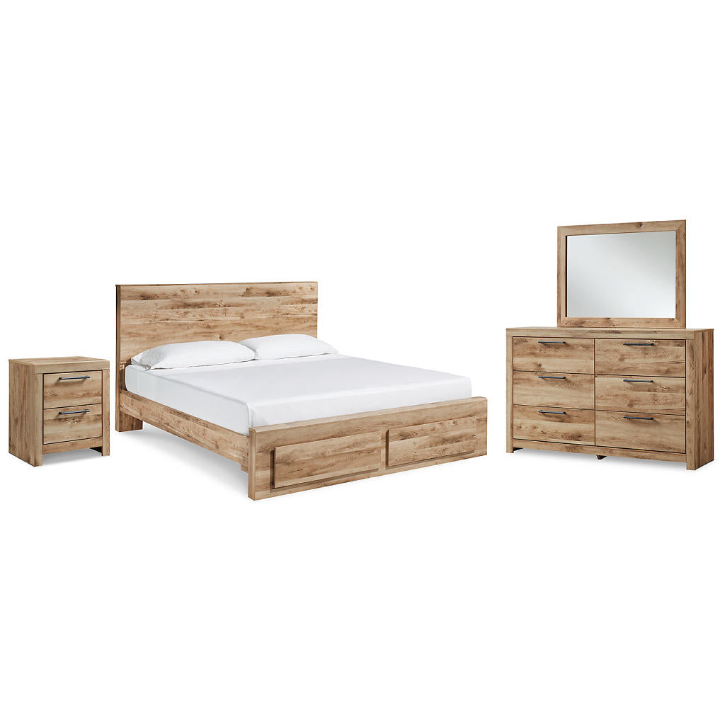 Hyanna Queen Panel Storage Bed, Dresser, Mirror and Nightstand Signature Design by Ashley® Uncategorized