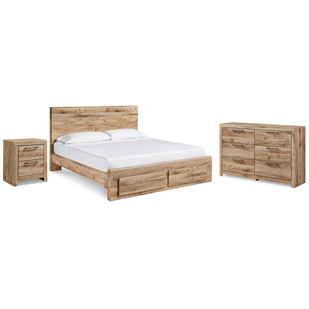 Hyanna King Panel Storage Bed with Dresser and Nightstand Signature Design by Ashley® Uncategorized