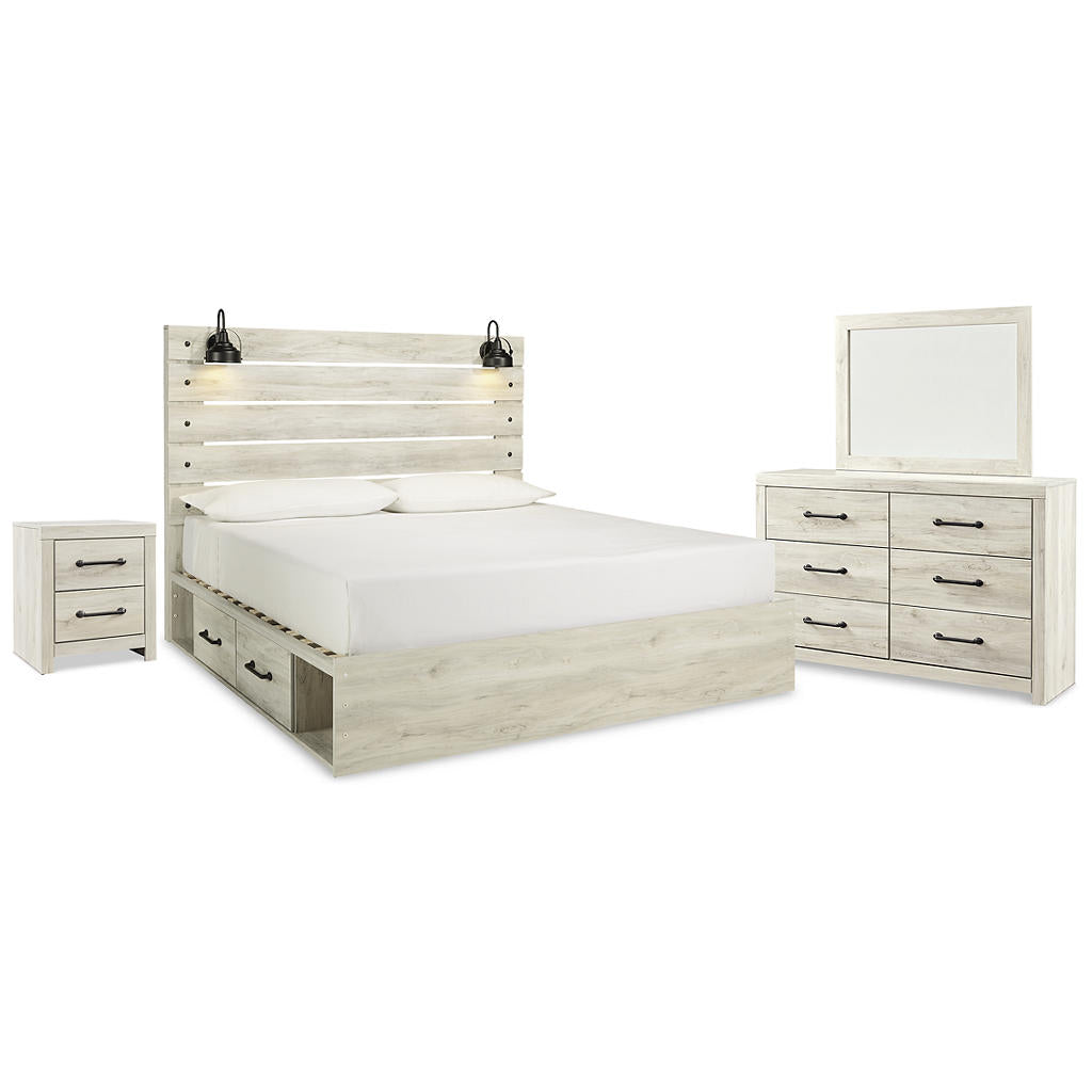Cambeck King Panel Storage Bed, Dresser, Mirror and Nightstand Signature Design by Ashley® Uncategorized