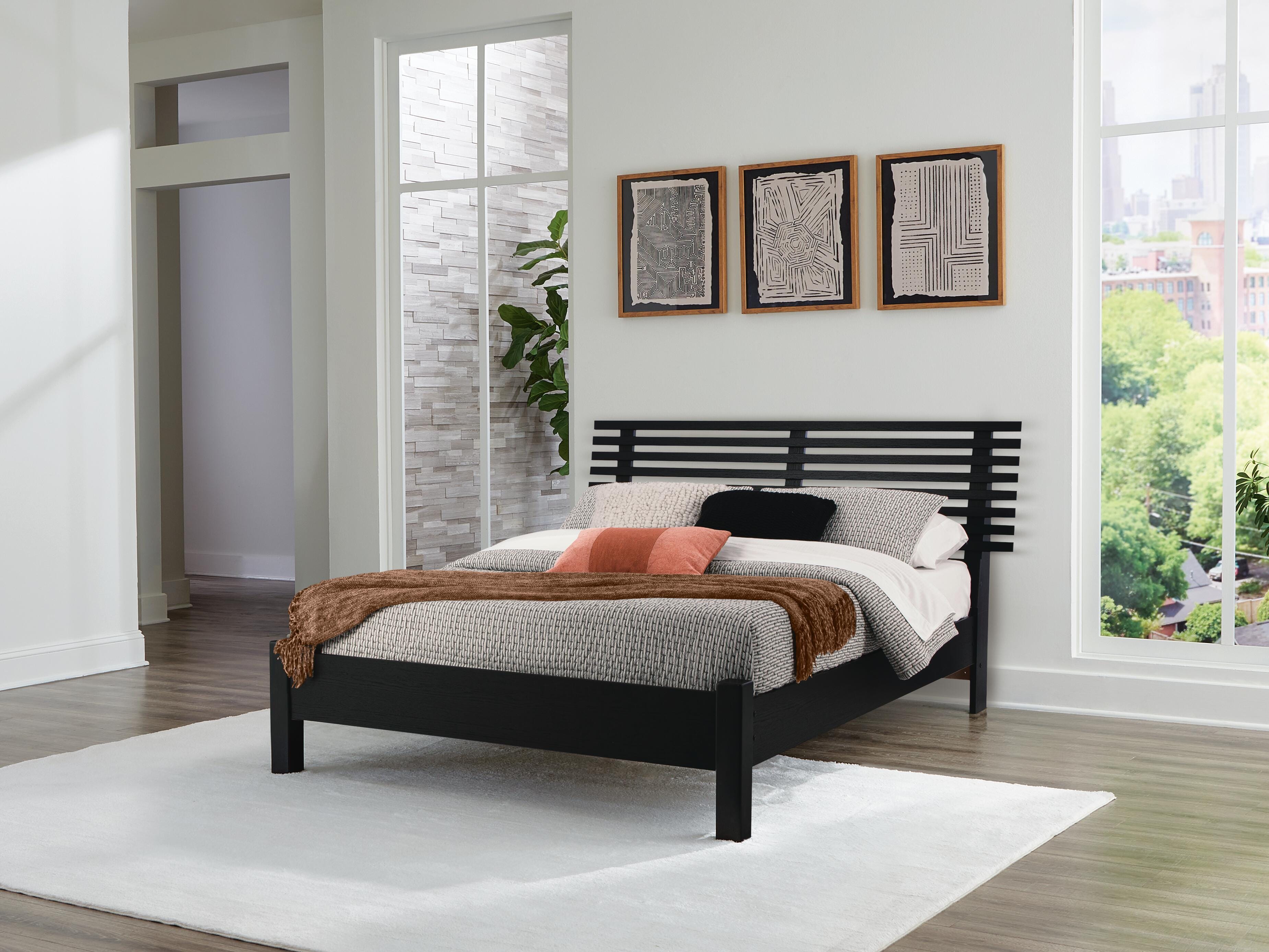 Danziar Full Slat-Headboard Bed, Dresser and Mirror (B21) Signature Design by Ashley® Bedroom