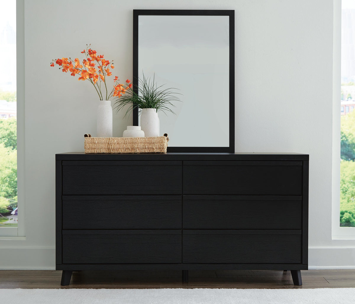 Danziar Full Slat-Headboard Bed, Dresser and Mirror (B21) Signature Design by Ashley® Bedroom