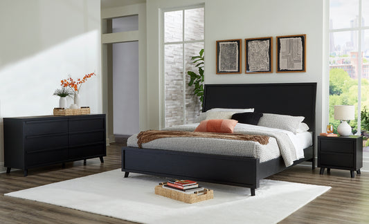 Danziar King Panel Bed, Dresser and Nightstand