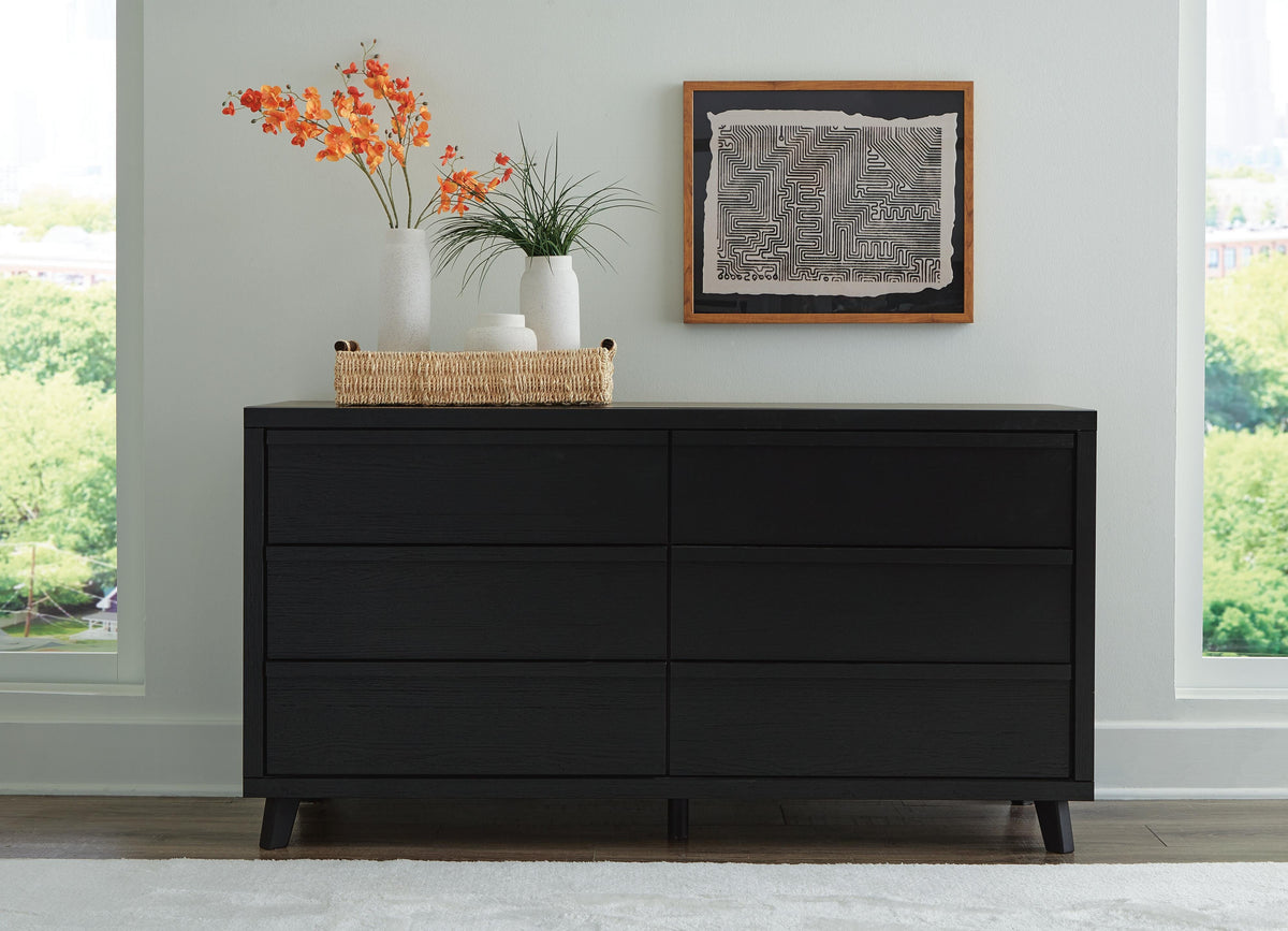 Danziar Queen Panel Bed and Dresser — 2-Piece Platform Set Signature Design by Ashley® Bedroom