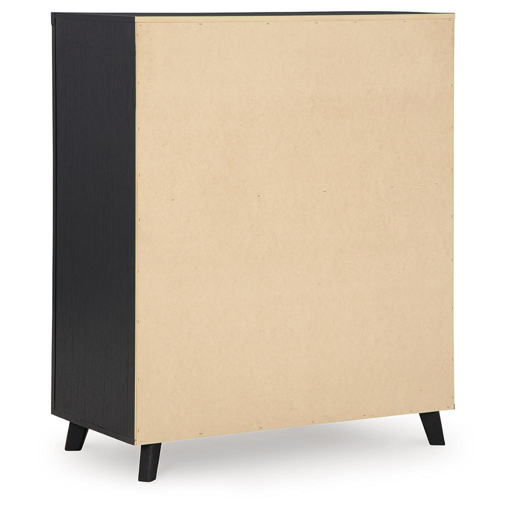 Danziar Wide Chest of Drawers — Matte Black Signature Design by Ashley® Bedroom