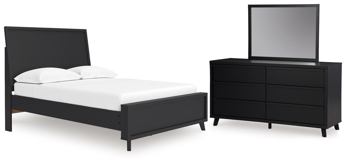 Danziar Full Panel Platform Bed, Dresser and Mirror (B22) Signature Design by Ashley® Bedroom