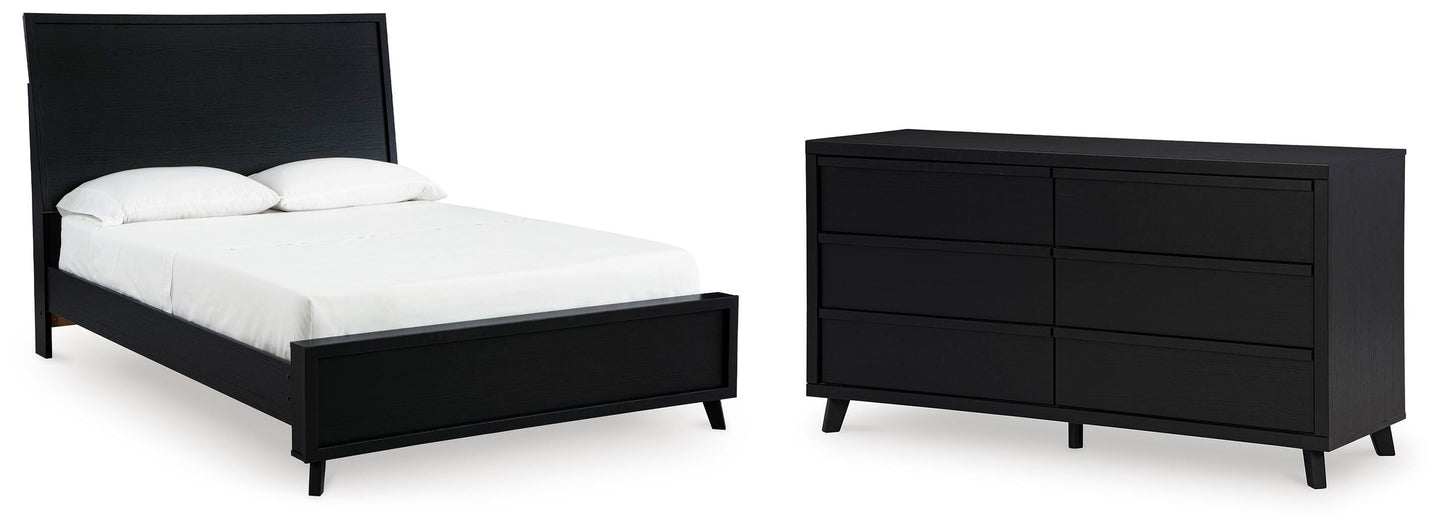 Danziar Queen Panel Bed and Dresser — 2-Piece Platform Set Signature Design by Ashley® Bedroom