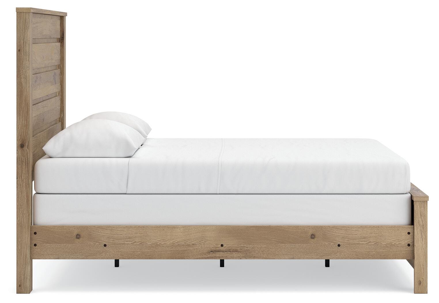 Brozmont Queen Panel Bed, Dresser and Mirror