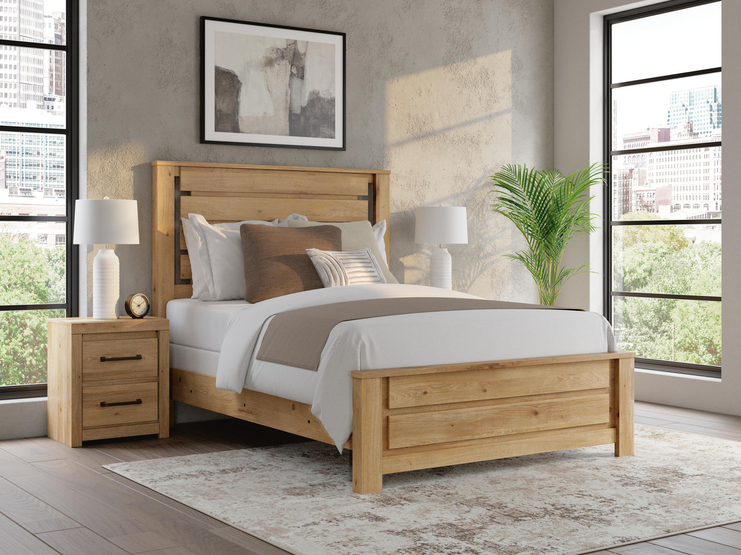 Brozmont Queen Panel Bed
