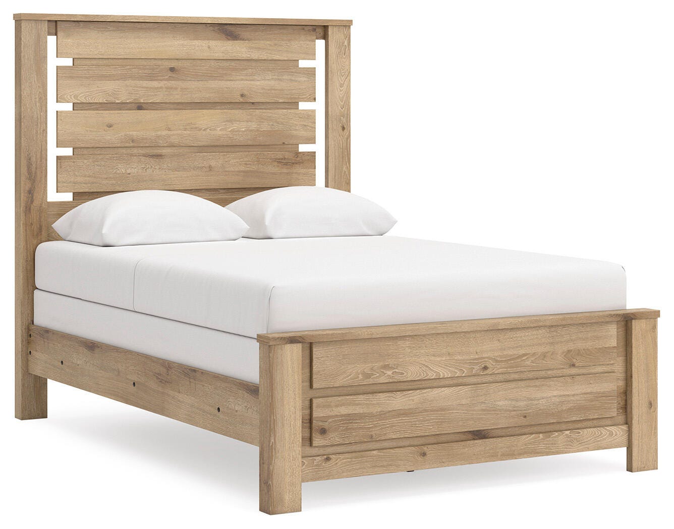 Brozmont Full Panel Bed, Dresser and Mirror — 3-Piece Set Benchcraft® Bedroom