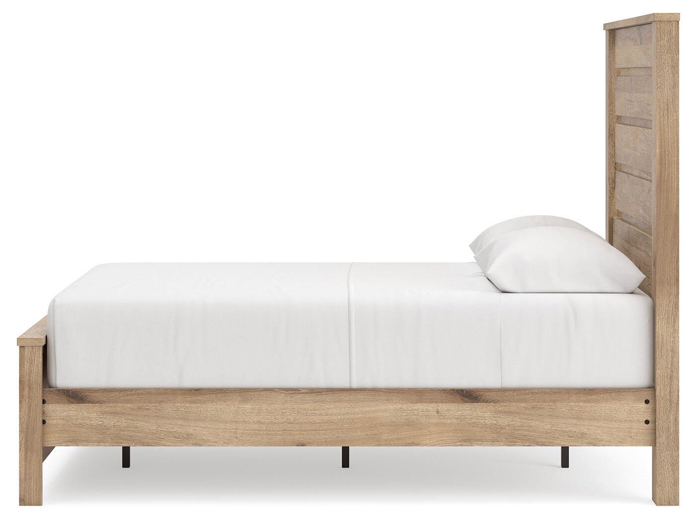 Brozmont Full Panel Platform Bed, Dresser and Mirror