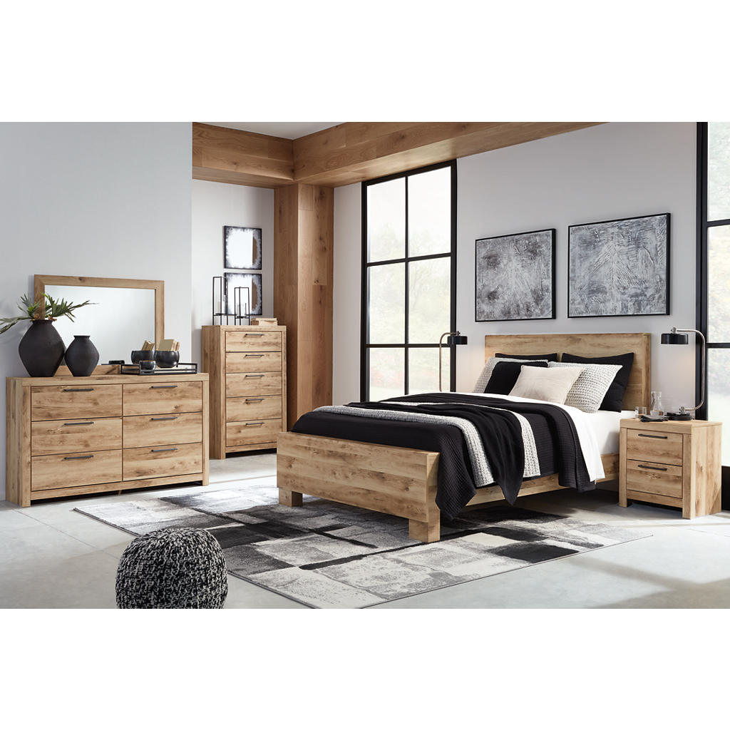 Hyanna King Panel Bed, Dresser, Mirror, and Nightstand Signature Design by Ashley® Uncategorized