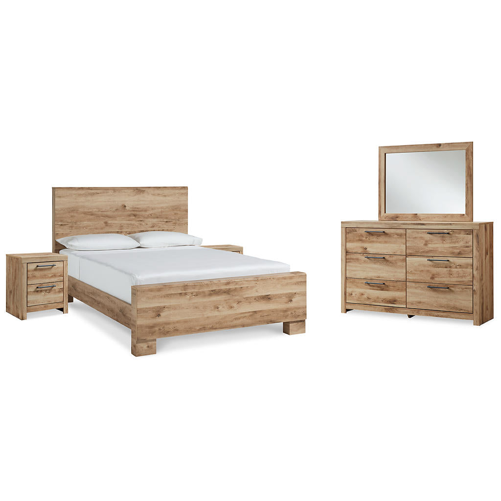 Hyanna King Panel Bed, Dresser, Mirror and 2 Nightstands Signature Design by Ashley® Uncategorized