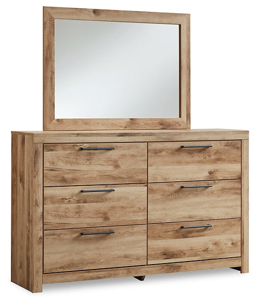 Hyanna Full Panel Bed, Dresser, Mirror and Nightstand