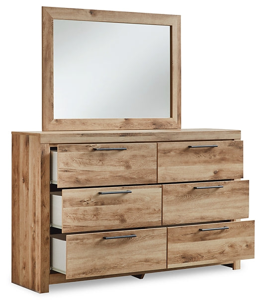 Hyanna Twin Panel Headboard, Dresser and Mirror