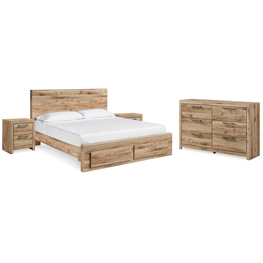 Hyanna King Panel Storage Bed, Dresser and 2 Nightstands Signature Design by Ashley® Uncategorized
