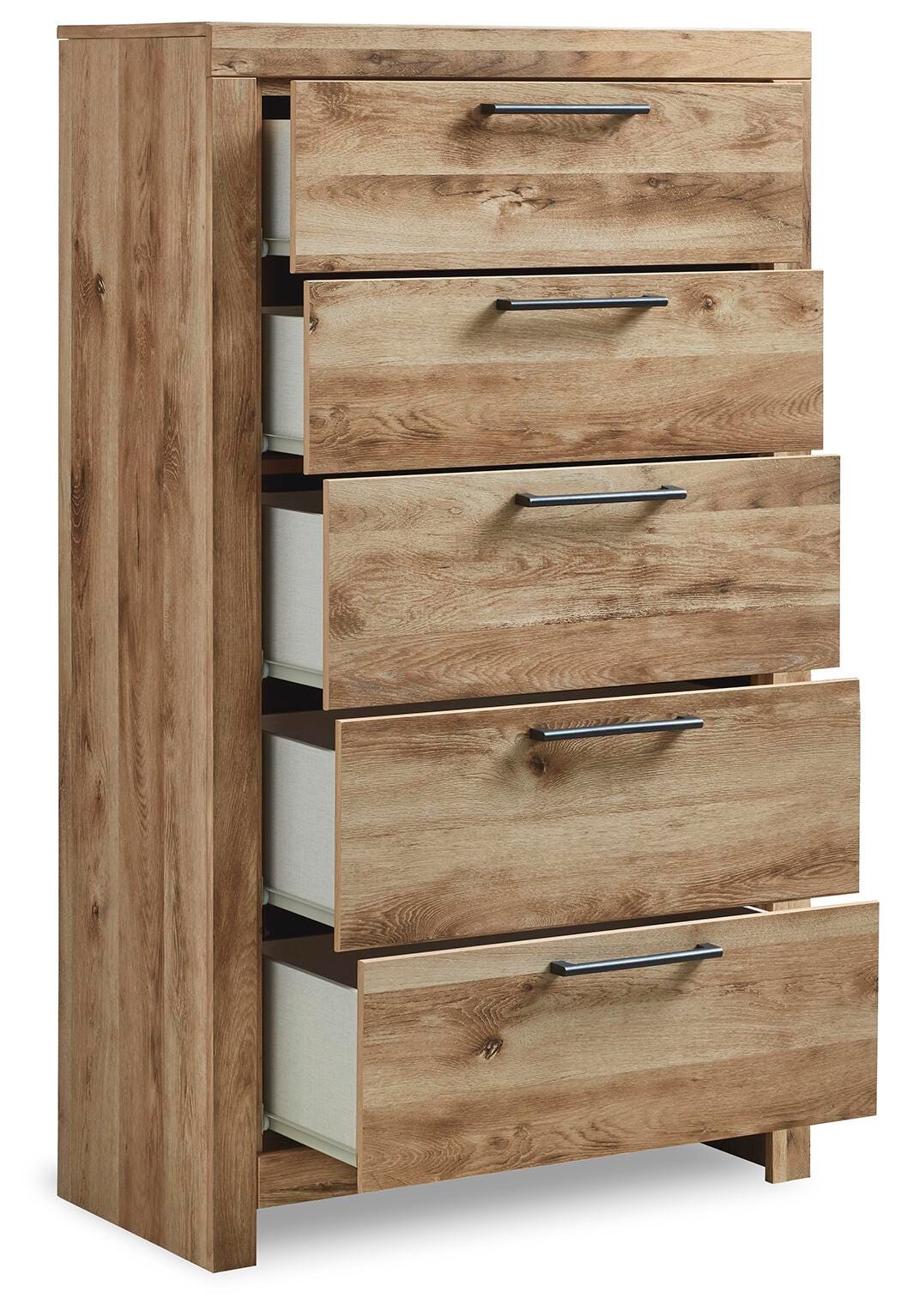 Hyanna King Storage Bed, 2 Chests and 2 Nightstands — 5-Piece Signature Design by Ashley® Bedroom