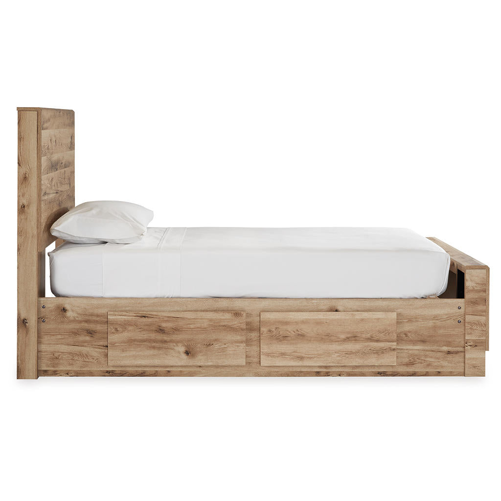 Hyanna Twin Panel Bed with 2 Side Storage, Dresser and Mirror Signature Design by Ashley® Uncategorized