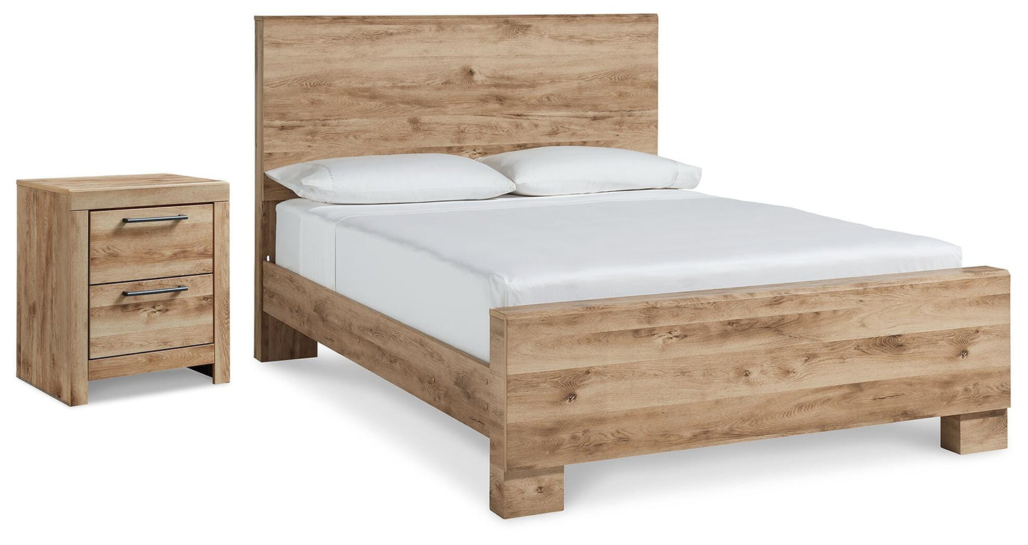 Hyanna Queen Panel Bed and Nightstand — 2-Piece Set Signature Design by Ashley® Bedroom