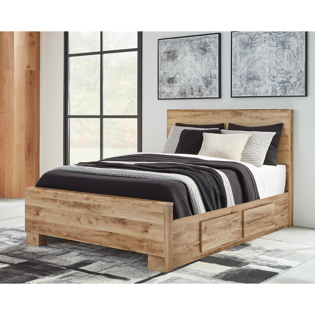 Hyanna Queen Panel Bed with Storage, Dresser, Mirror and Nightstand Signature Design by Ashley® Uncategorized