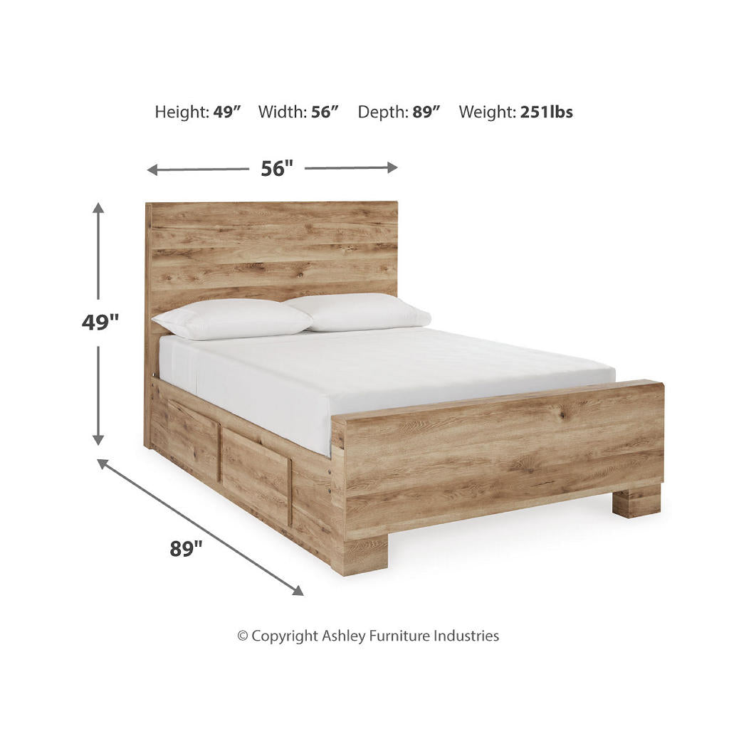 Hyanna Full Panel Bed with 2 Side Storage, Dresser and Mirror Signature Design by Ashley® Uncategorized