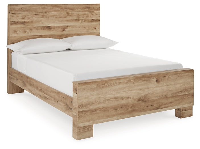 Hyanna Full Panel Bed, Dresser, Mirror and Nightstand