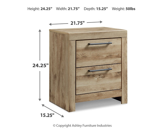 Hyanna Full Panel Bed, Dresser, Mirror and Nightstand