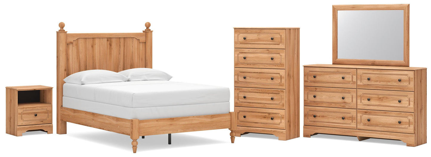 Aleaport Full Panel Bed, Dresser, Mirror, Chest & Nightstand — 5-Piece Signature Design by Ashley® Bedroom