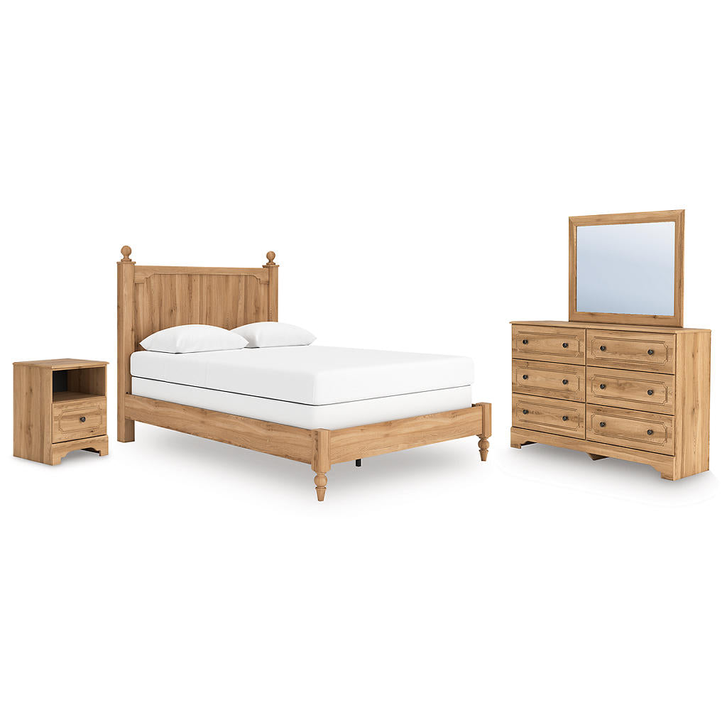 Aleaport Queen Panel Bed, Dresser, Mirror and Nightstand Signature Design by Ashley® Uncategorized