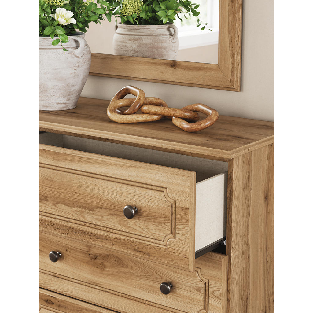 Aleaport King Panel Bed, Dresser, Mirror and Nightstand Signature Design by Ashley® Uncategorized