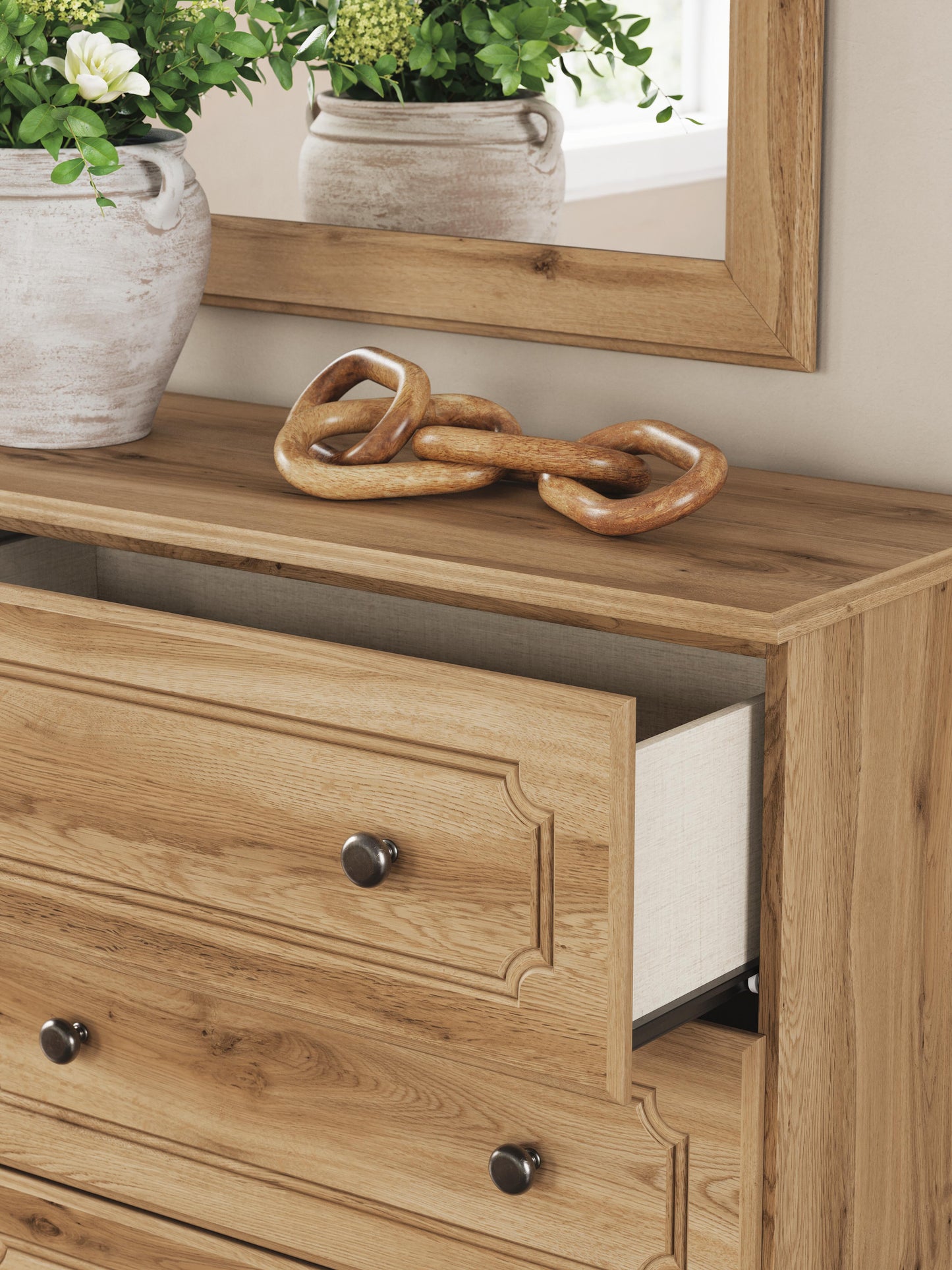 Aleaport Twin Panel Bed, Dresser and Mirror — 3-Piece Set Signature Design by Ashley® Bedroom