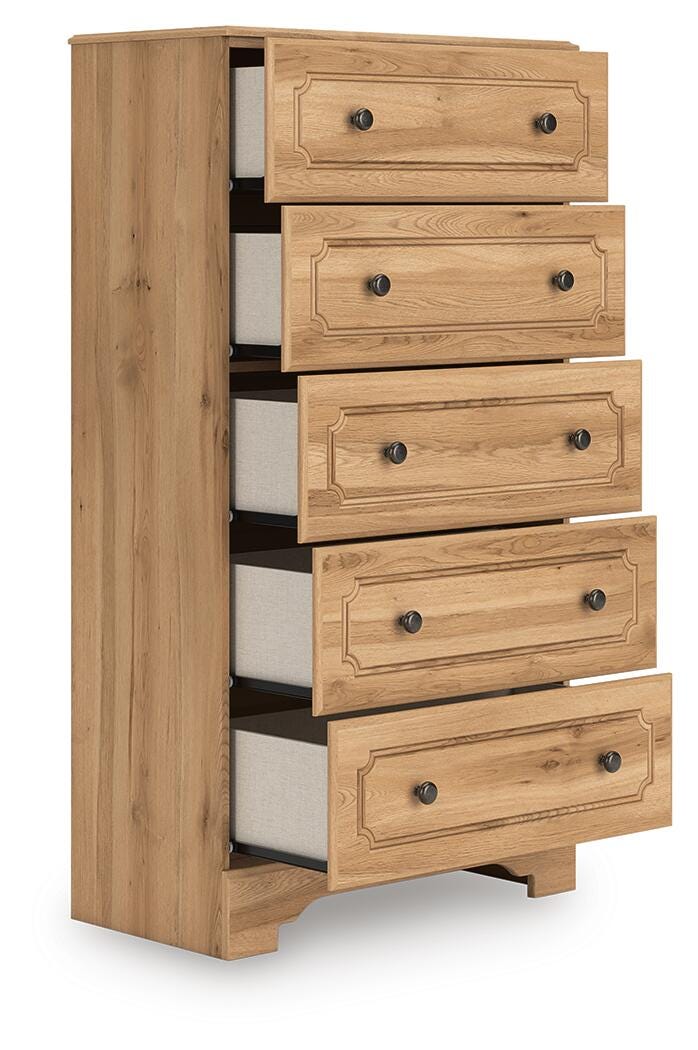 Aleaport Full Panel Bed, Dresser, Mirror, Chest & Nightstand — 5-Piece Signature Design by Ashley® Bedroom