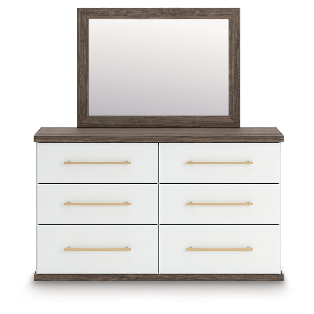 Kendanport Queen Upholstered Bed, Dresser, Mirror and Nightstand Signature Design by Ashley® Uncategorized