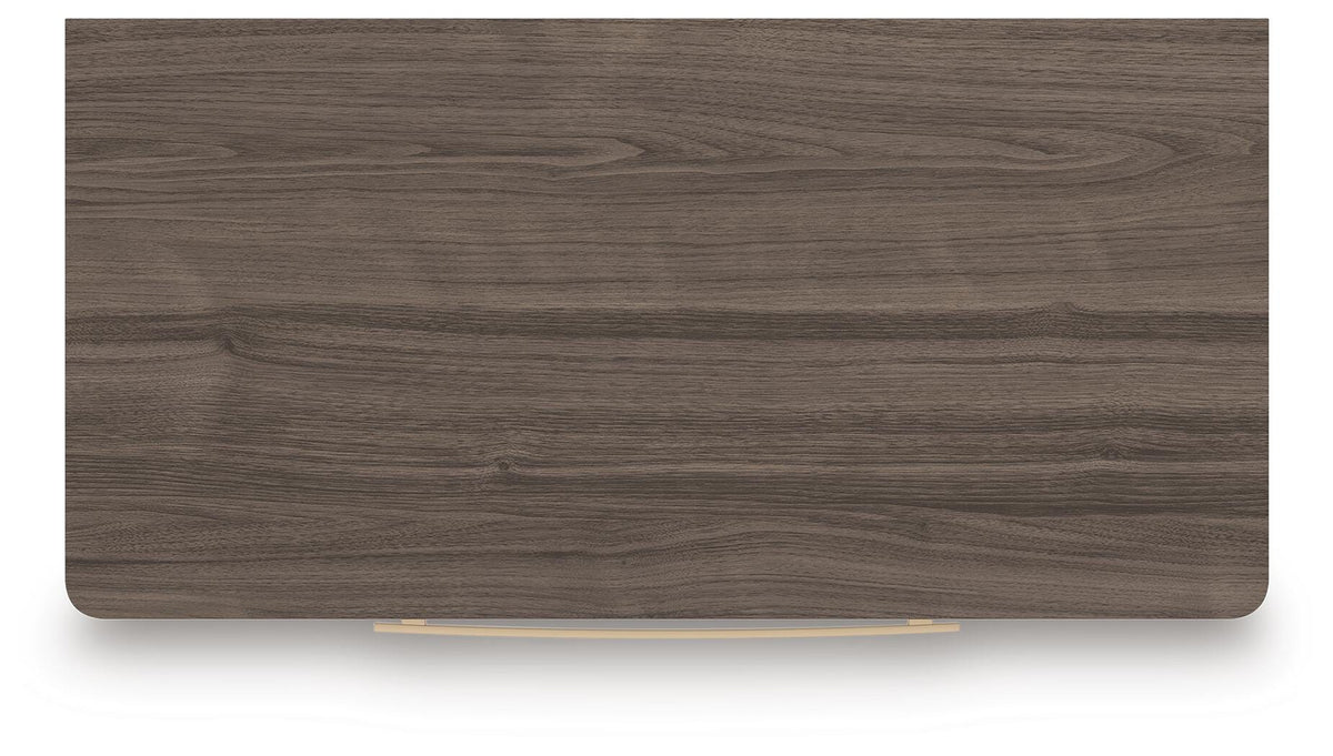 Kendanport King Upholstered Bed, Dresser, Mirror and Chest