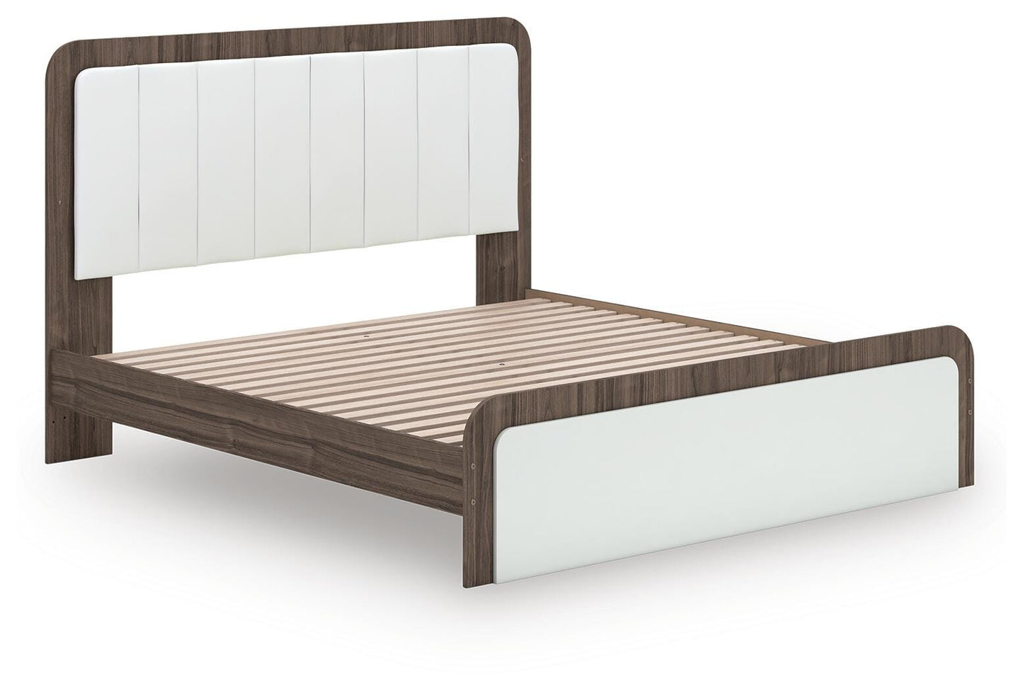 Kendanport King Upholstered Bed, Dresser and Mirror